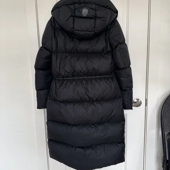 Mackage ISHANI long down coat with hood | Size: Small | Color: Black - Picture 4 of 15
